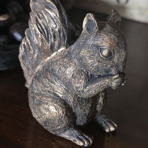 Bronze Squirrel Sculpture